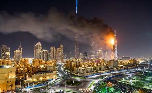 The Address hotel fire fighters bag EAY award The Address hotel fire fighters bag EAY award