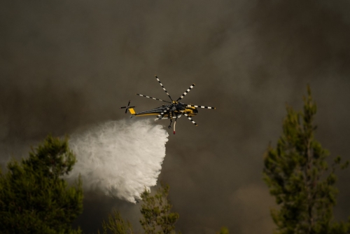 Greece Deploys Water Bombers as Wildfires Rage Near Athens