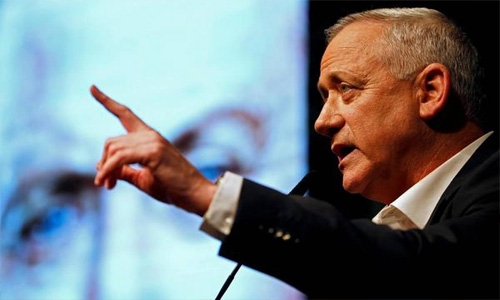 Israel's Benny Gantz vows to fight in election despite shrinking support Israel's Benny Gantz vows to fight in election despite shrinking support