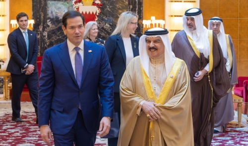 HM King Hamad receives US Secretary of State Marco Rubio 