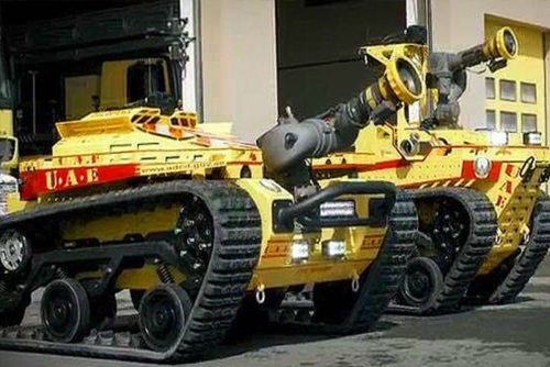 Sharjah deploys firefighting robots in hazardous zones Sharjah deploys firefighting robots in hazardous zones