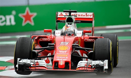 Formula One: Vettel tops Hamilton in practice