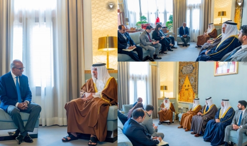 HRH Crown Prince Meets Singapore Minister to Strengthen Bilateral Ties