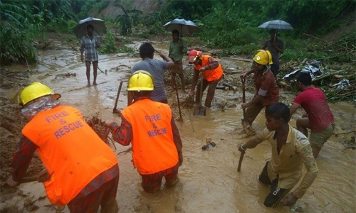 Heavy rains, landslides kill at least 57 in Bangladesh