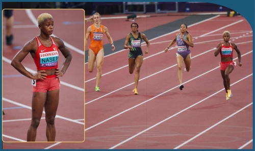 Naser Books Tokyo 400m Final