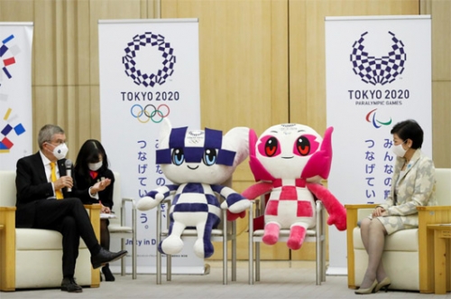 Bach projects confidence in Tokyo Games as virus cases surge Bach projects confidence in Tokyo Games as virus cases surge