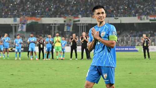 India Football Icon Chhetri Comes Out of Retirement at 40