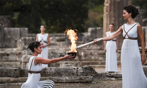 Flame for Pyeongchang 2018 LIT