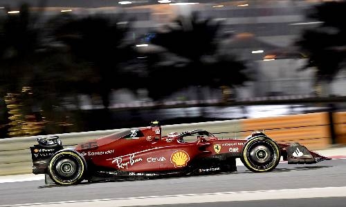 Sainz puts Ferrari on top in second day of Bahrain F1 tests Sainz puts Ferrari on top in second day of Bahrain F1 tests