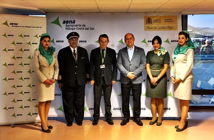 Gulf Air’s inaugural Malaga flight touches down