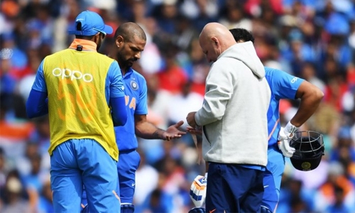 Dhawan injury in focus ahead of India’s New Zealand clash