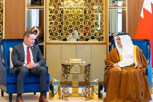 HRH the Crown Prince and Prime Minister receives U.S. Representative to the UN HRH the Crown Prince and Prime Minister receives U.S. Representative to the UN