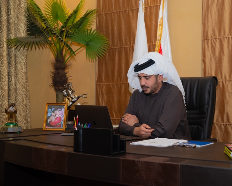 HH Shaikh Khalid discusses sports professionalisation law in ‘Response’ meeting