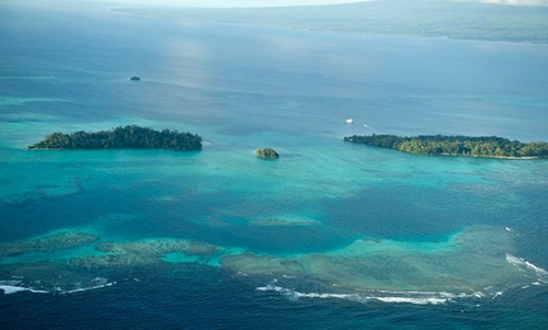 Sea-level rise claims five islands in Solomons Sea-level rise claims five islands in Solomons