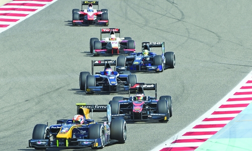 F2 testing at Bahrain International Circuit