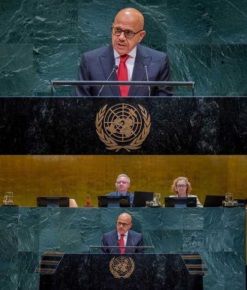 Bahrain FM Al Zayani Reveals Scale of Iranian Attacks at UN