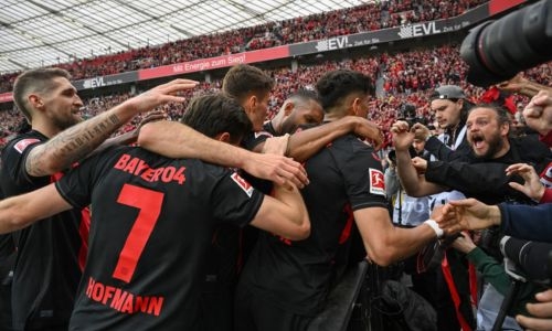 Leverkusen win first Bundesliga crown