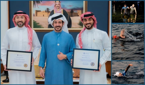 Bahraini Swimmers Complete 44.5 km Challenge, Receive Royal Praise Bahraini Swimmers Complete 44.5 km Challenge, Receive Royal Praise
