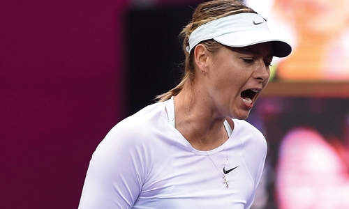 Sharapova soars past Peng to make first final since 2015 Sharapova soars past Peng to make first final since 2015