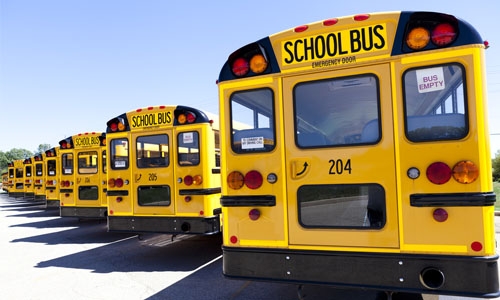 School buses banned from entering airport tunnel School buses banned from entering airport tunnel