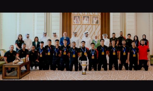 HH Shaikh Khalid hails national universities’ support for youth, sports movement HH Shaikh Khalid hails national universities’ support for youth, sports movement