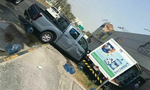 One injured, showroom damaged in two separate accidents in Bahrain