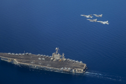 Huthis say attacked US aircraft carrier in Red Sea 