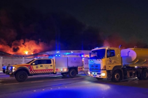 One dead as ship in Bahrain port struck by ‘unknown projectiles’ 