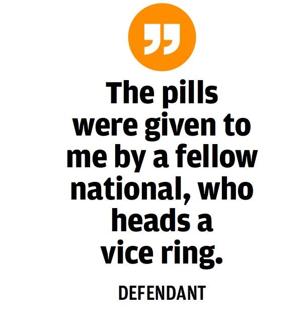 Thai woman held for bid to smuggle narcotic pills 