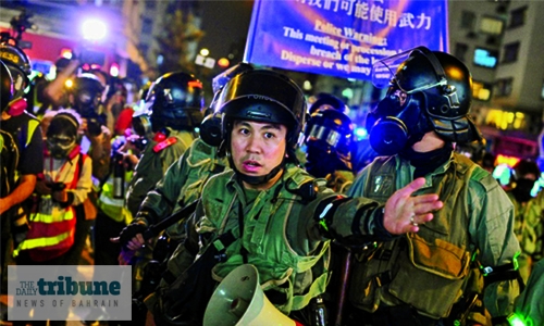 China slaps sanctions on US over Hong Kong unrest