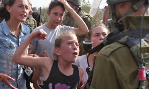 'Ukrainian girl confronting a Russian soldier' is actually Palestine's Ahed Tamimi