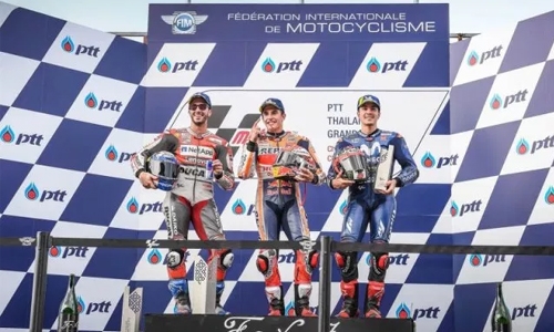 Marquez wins inaugural Thai MotoGP thriller Marquez wins inaugural Thai MotoGP thriller