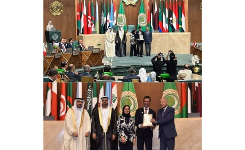 Minister of Municipalities Receives Arab Government Excellence Award 2025