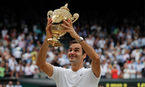 Federer wins record 8th Wimbledon