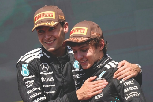 Russell, Antonelli extend Mercedes deals for 2026 
