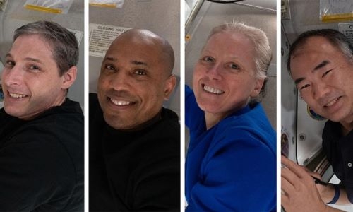 SpaceX capsule departs station with 4 astronauts, heads home