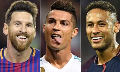 Neymar, Ronaldo, Messi on FIFA best player shortlist Neymar, Ronaldo, Messi on FIFA best player shortlist