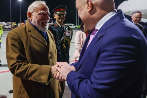 Indian PM Modi visits New Zealand amid intense trade friction. Indian PM Modi visits New Zealand amid intense trade friction.