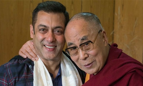 Salman Khan meets the Dalai Lama