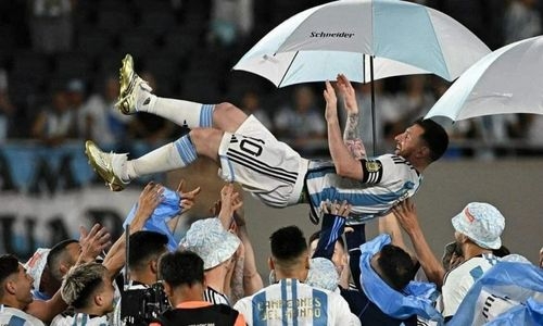 Messi goal tops off Argentina’s homecoming celebration