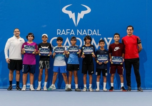 Bahrain youth conduct camp at Rafa Nadal Academy Kuwait