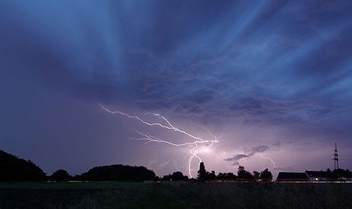 Lightning strikes German football pitch, 35 injured Lightning strikes German football pitch, 35 injured