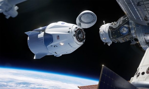 SpaceX capsule docks on ISS SpaceX capsule docks on ISS