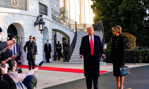 Inauguration Day: Trump follows tradition, leaves note for Biden Inauguration Day: Trump follows tradition, leaves note for Biden