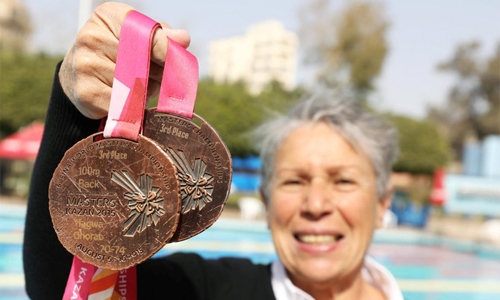 ‘Age is no obstacle’ - Egyptian swimmer still a champion at 76