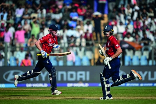 England avoid seismic shock by beating Nepal in last-ball thriller 