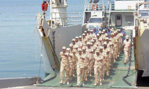 Saudi Bahrain joint naval  exercise ‘Bridge 18’ ends