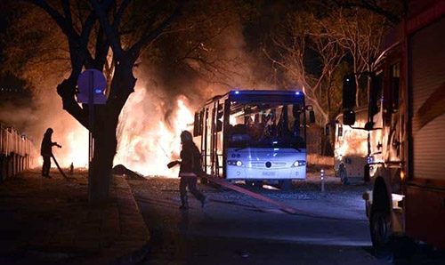 28 killed in Ankara car bomb attack on military