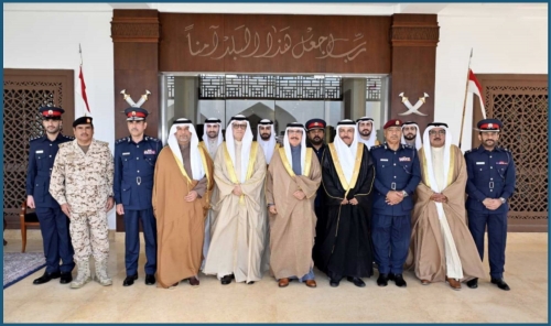 Interior Minister Receives bin Daina and Al- Araifi Families