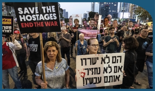 Israelis Protest to Demand End of Gaza War and Release of Hostages